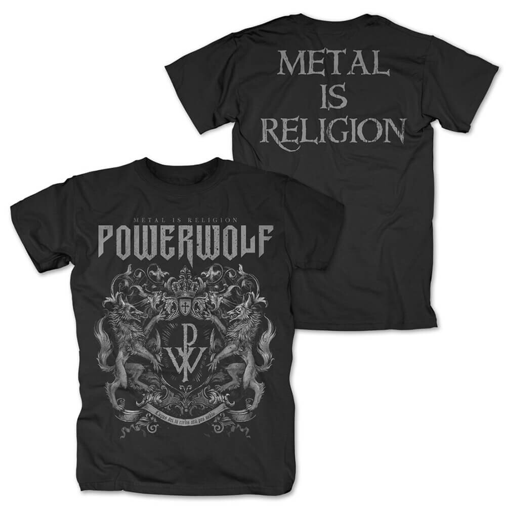Powerwolf Crest Frauen T-Shirt - Offizielles Band Merchandise